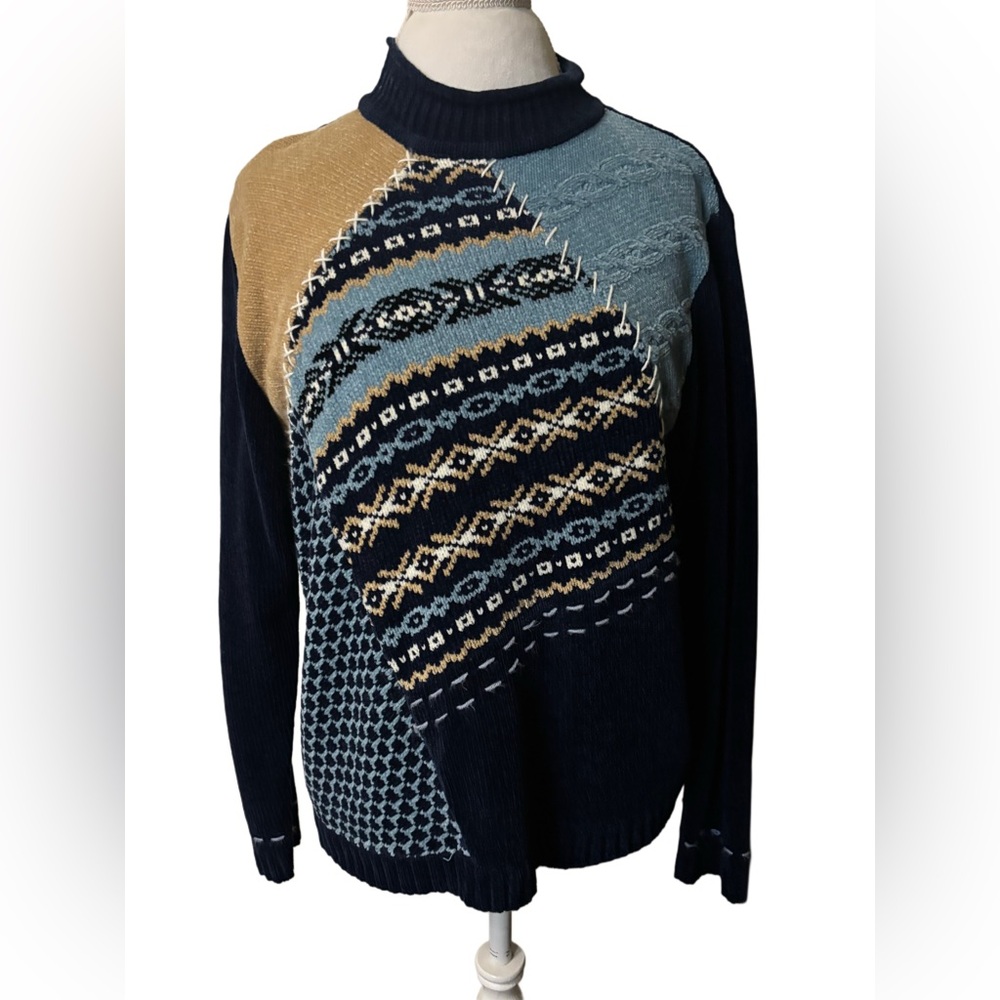 VINTAGE Designers Studio Original Chenille Sweater Size PXL